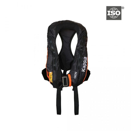 Lalizas Inflatable Lifejackets - Kappa 180N ISO Hammar MA1 w/ Harness & Double Crotch - Adult (Auto)