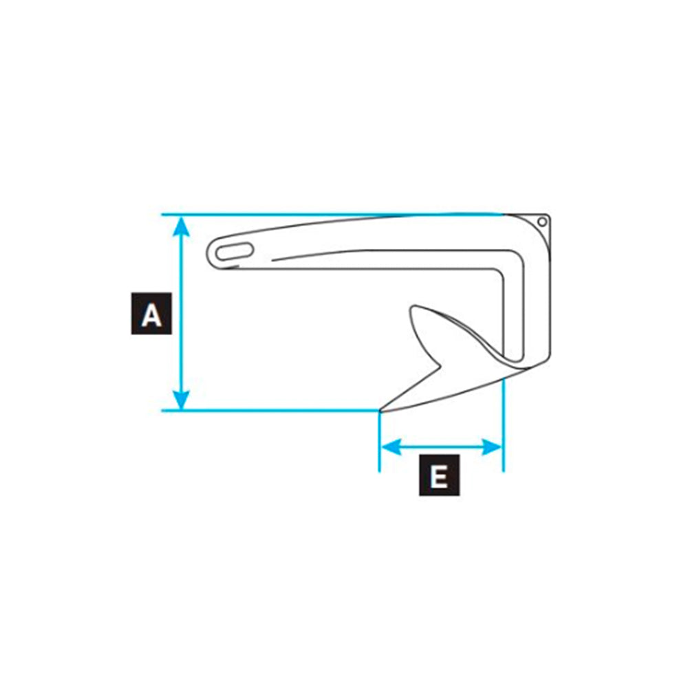 Lewmar Claw Anchor (Galvanised) - 2.2 lb (1 kg)_Additional2