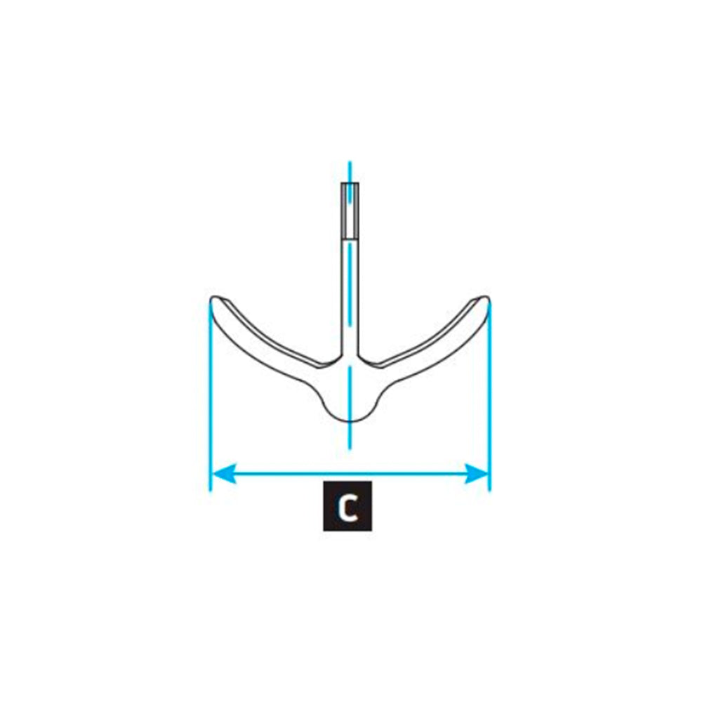 Lewmar Claw Anchor (Galvanised) - 16.5 lb (7.5 kg)_Additional1