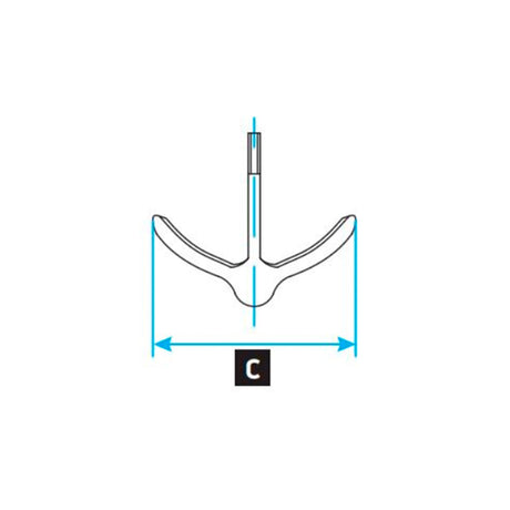 Lewmar Claw Anchor (Galvanised) - 110 lb (49.9 kg)_Additional1