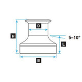 Lewmar Ocean - Size 6 Standard Winch (Chrome)_Additional1