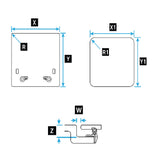 Lewmar Flush Hatch 2G Size 575x284 Bavaria Dark Grey Acrylic_Additional1