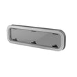 Lewmar Standard Opening Portlight - Size 4 (7 1/2 x 25 7/16 in.) Grey / Silver, Ivory Trim (AS NFS N