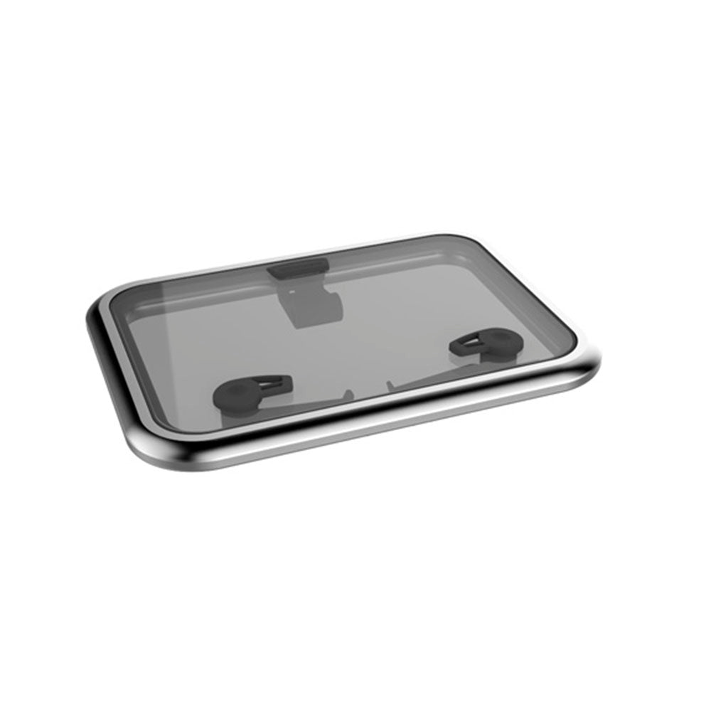 Lewmar Low Profile Hatch Size 44 - 20 3/16 x 20 3/16 in. Flange w/Stay (Blizzard)