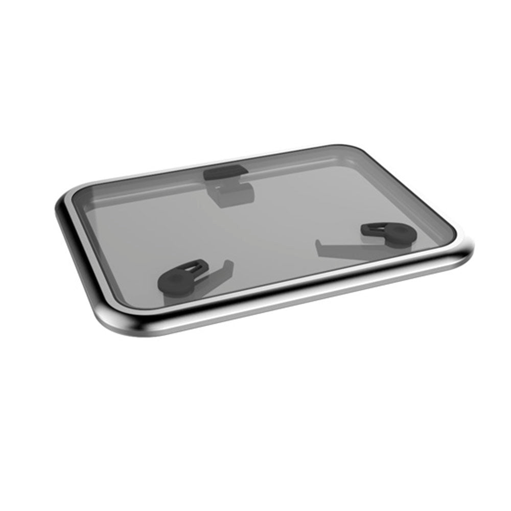 Lewmar Medium Profile Hatch Size 50 - 17 5/8 x 22 3/4 in. Flange Base (Grey/Silver)