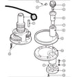 Lewmar Winch Spare for Size 46 ST Electric - Center Stem Assembly