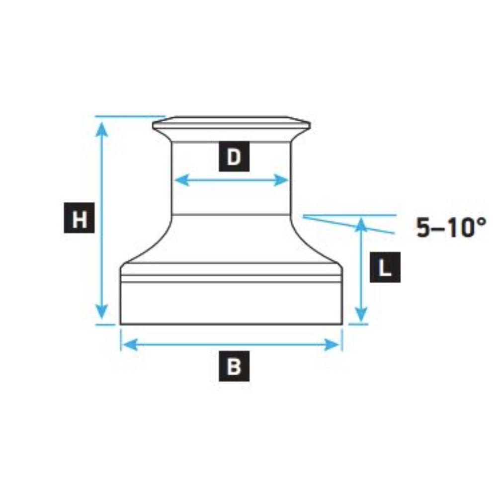 Lewmar Ocean - Size 7 Standard Winch (Chrome)_Additional1