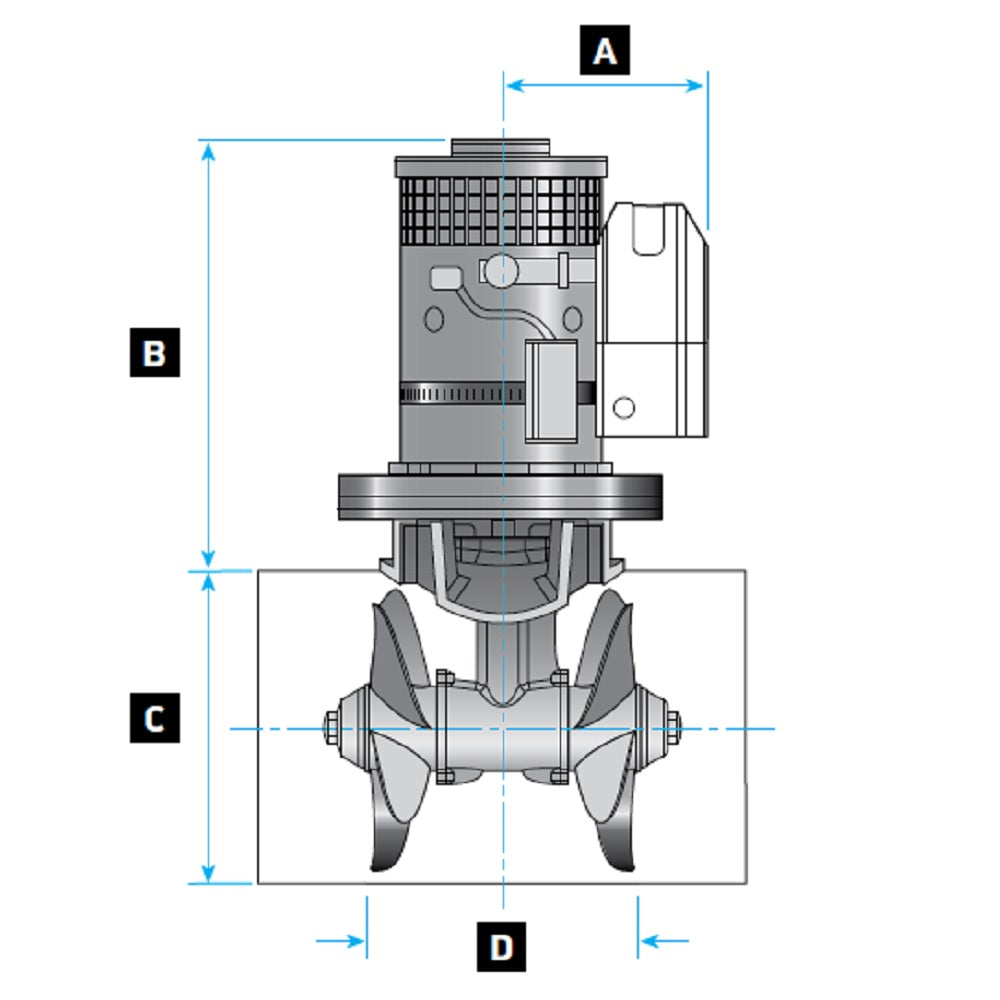 Lewmar Bow Thruster 250TT 9.6 KW 48V_Additional1