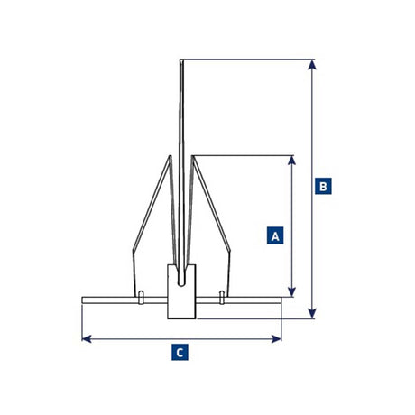 Lewmar Fluke Anchor - PGX (Galvanised) - 5 lb (2.3 kg)_Additional1