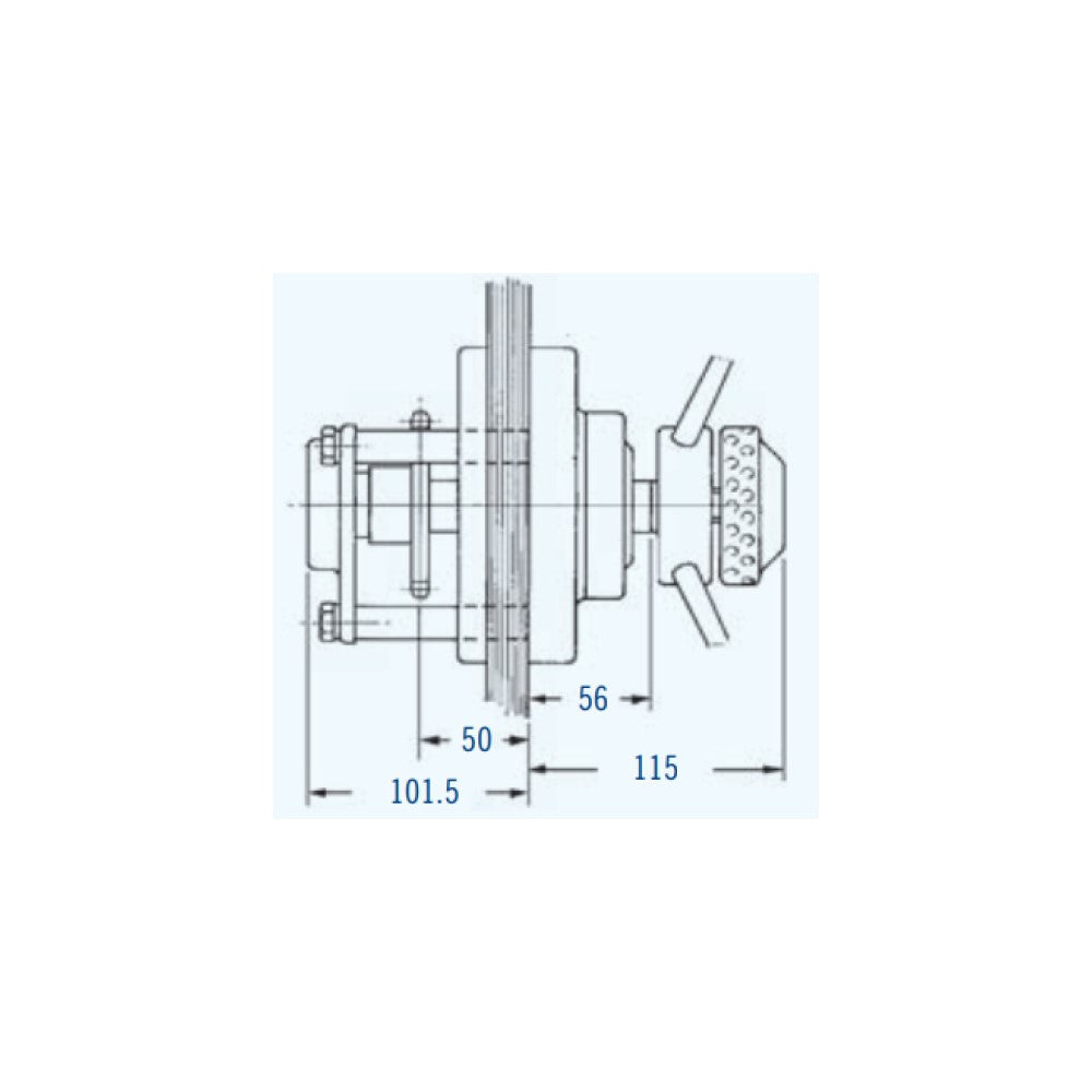 Lewmar Quick-Mount Bulkhead Steerer 5/8P - 11T_Additional1