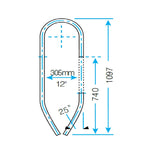 Lewmar Guardrail Enguard Straight (Starboard)_Additional1