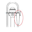 Lewmar Control Mechanism Kit Cranked Handle and Fascia Plate