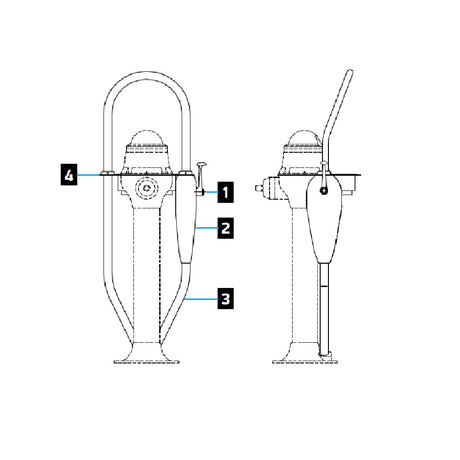 Lewmar Guardrail Kickback Enguard Kit_Additional1