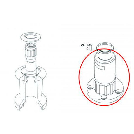 Lewmar Center Stem for Standard 8_Additional1