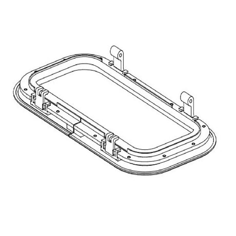 Lewmar Standard Port (New) Size 4 Opening Outer Frame