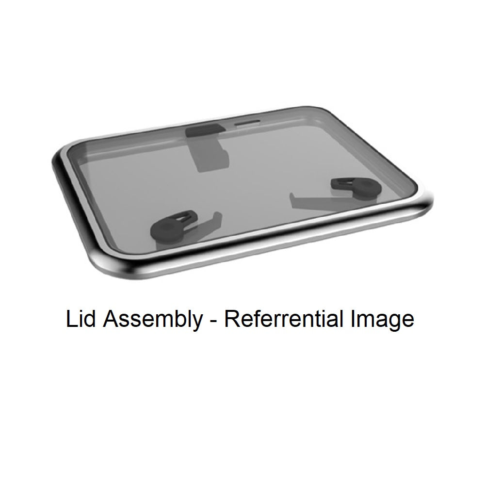 Lewmar Medium Profile Hatch Size 30 Lid Assembly (MKII) for hatch with Telescopic Stay