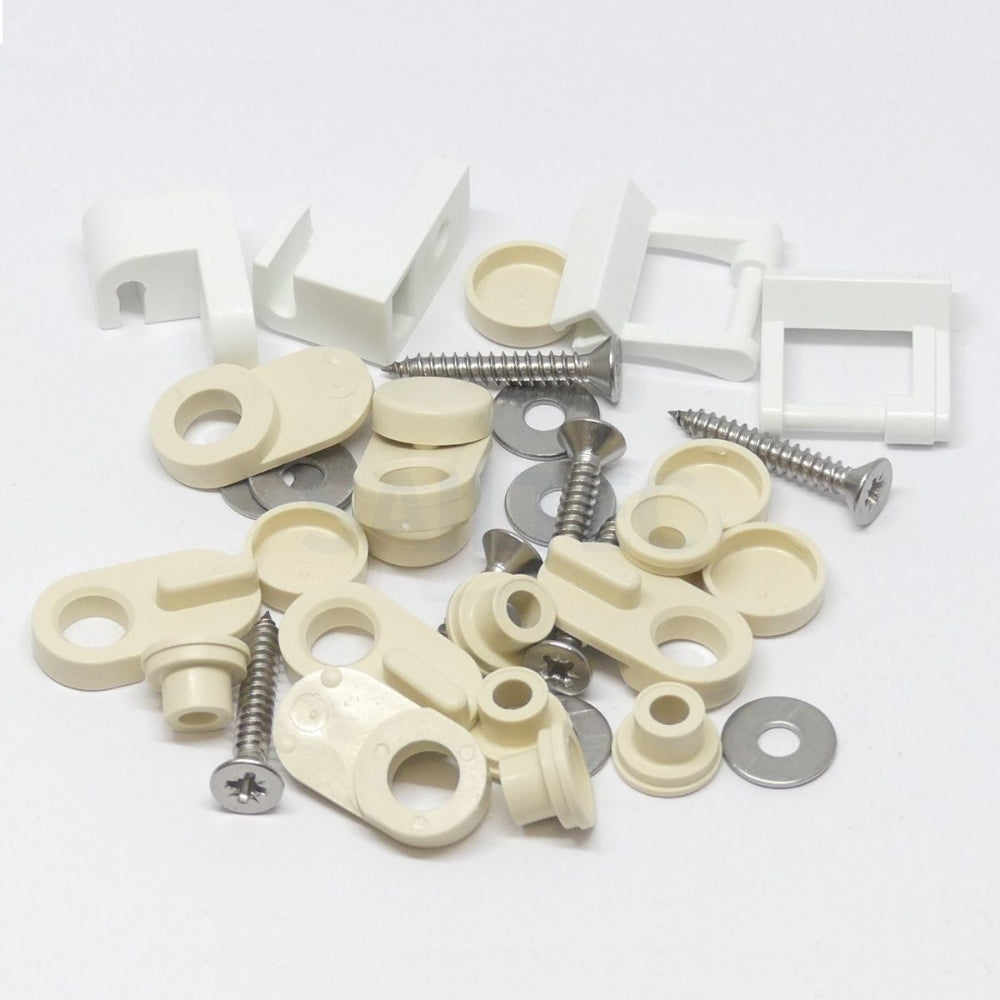 Lewmar Flyscreen Hinge Retro Kit - Ivory