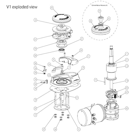 Lewmar Fast Fit Clamp Assembly