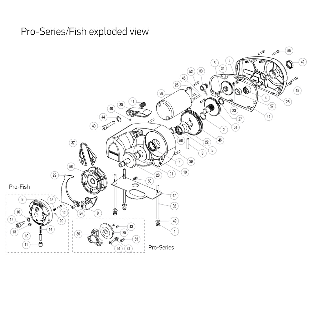 Lewmar Pro Series Bearings Kit 2G