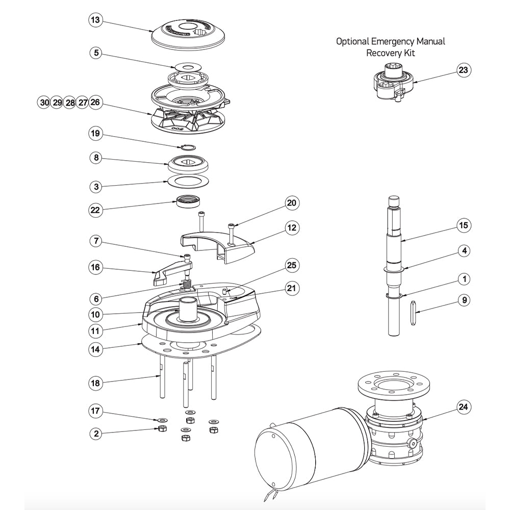 Lewmar CPX 1 Drive Shaft Kit