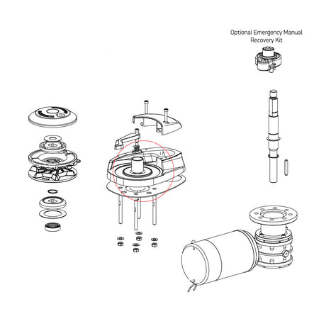 Lewmar CPX 1,2,3 Base Kit Gen 2