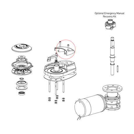 Lewmar CPX 1,2,3 Chain Cover Kit Gen 2