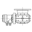 Lewmar V6 Hydraulic Motor Gearbox