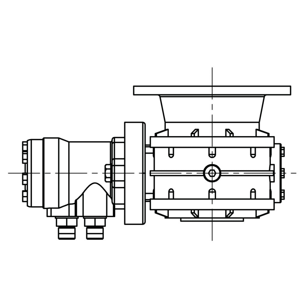 Lewmar V6 Hydraulic Motor Gearbox