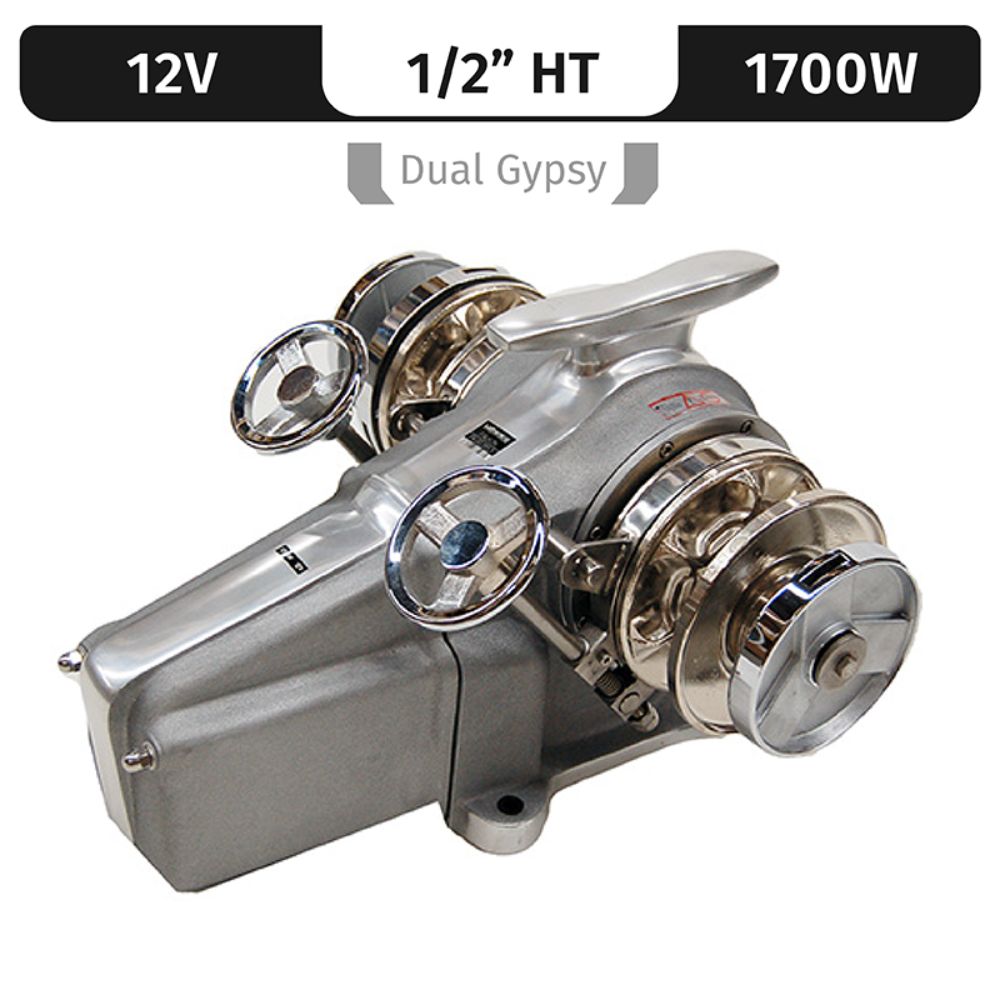 Lofrans Falkon DG Windlass - 1/2" HT Gypsy - 1700W (12VDC)