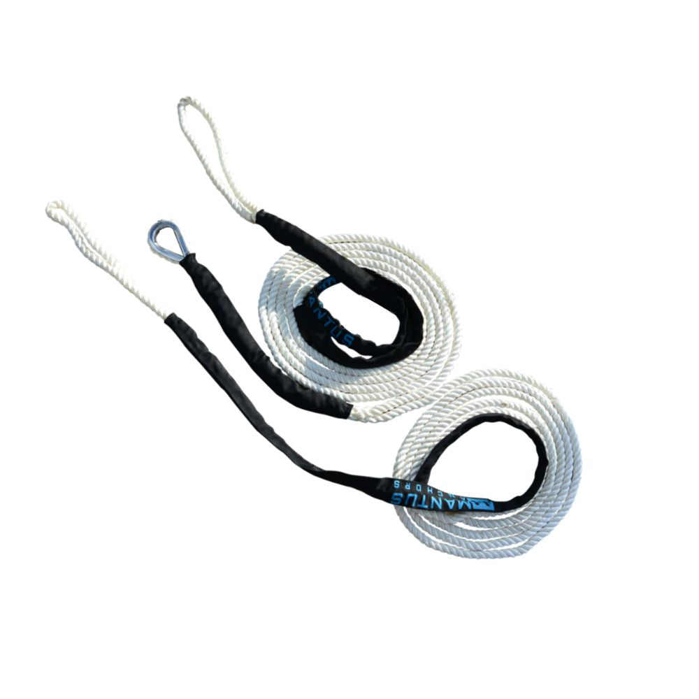 Mantus Mooring Bridle for boats 50 to 70 ft. - 1 in. rope 34ft. Long - No hook