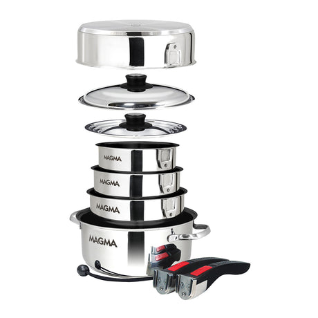 Magma 10 Piece Induction Non-Stick Cookware Set - Stainless Steel_Additional1