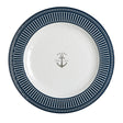 Marine Business Melamine Flat, Round Dinner Plate - SAILOR SOUL - 10" Set of 6