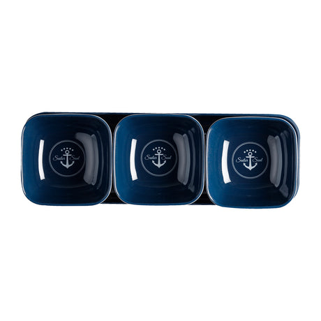 Marine Business Melamine Snack Set - SAILOR SOUL - Set of 4