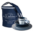 Marine Business Melamine Tableware Set & Basket - SAILOR SOUL - Set of 24