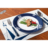 Marine Business Melamine Non-Slip, Flat, Round Dinner Plate - NORTHWIND - 10" Set of 6_Additional1