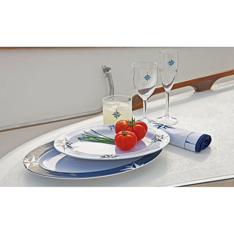 Marine Business Melamine Oval Serving Platters Set - NORTHWIND - Set of 2_Additional1