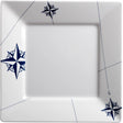 Marine Business Melamine Square, Flat Dinner Plate - NORTHWIND - 10" x 10" Set of 6