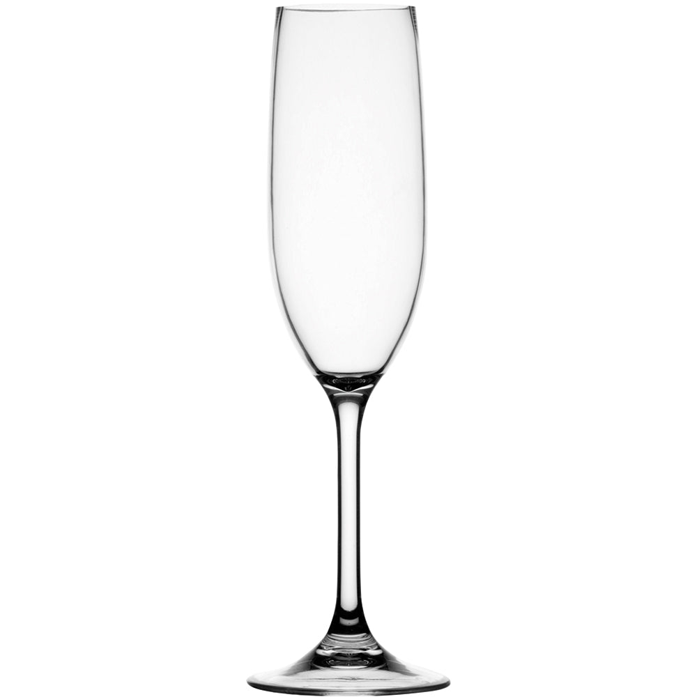 Marine Business Non-Slip Flute Glass Party - CLEAR TRITAN&trade; - Set of 6