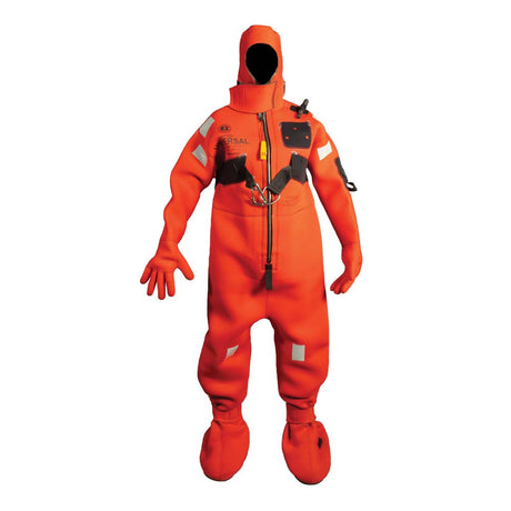 Mustang Neoprene Cold Water Immersion Suit w/Harness - Adult Universal - Red