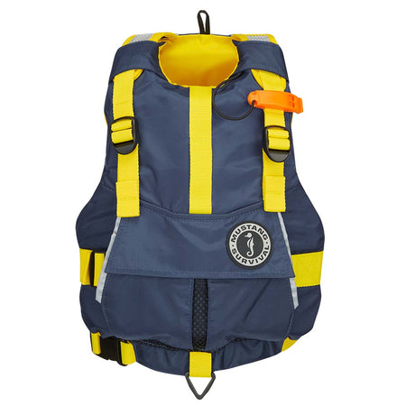 Mustang Youth Bobby Foam Vest - 55-88lbs - Yellow/Navy_Additional1