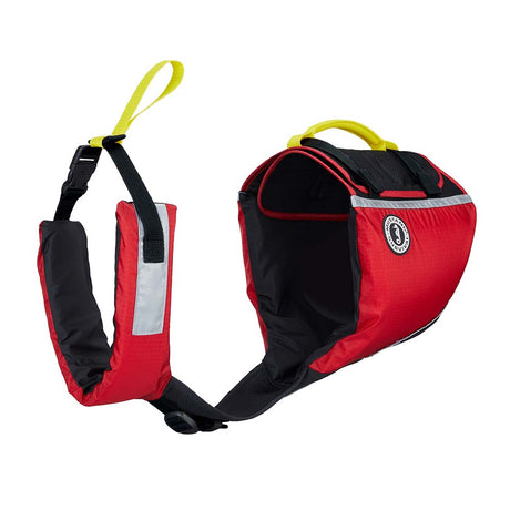 Mustang Underdog Foam Flotation Dog Jacket - Red/Black