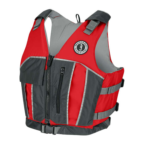 Mustang Reflex Foam Vest - Red/Grey