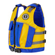 Mustang Youth Reflex Foam Vest - Yellow/Royal Blue - 55-88lbs