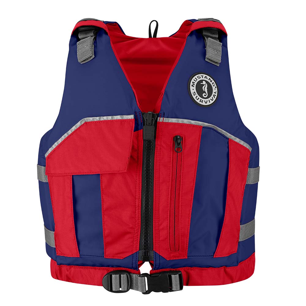 Mustang Youth Reflex Foam Vest - Navy/Red - 55-88lbs_Additional1