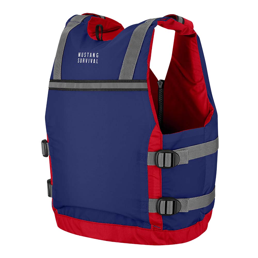 Mustang Youth Reflex Foam Vest - Navy/Red - 55-88lbs_Additional2