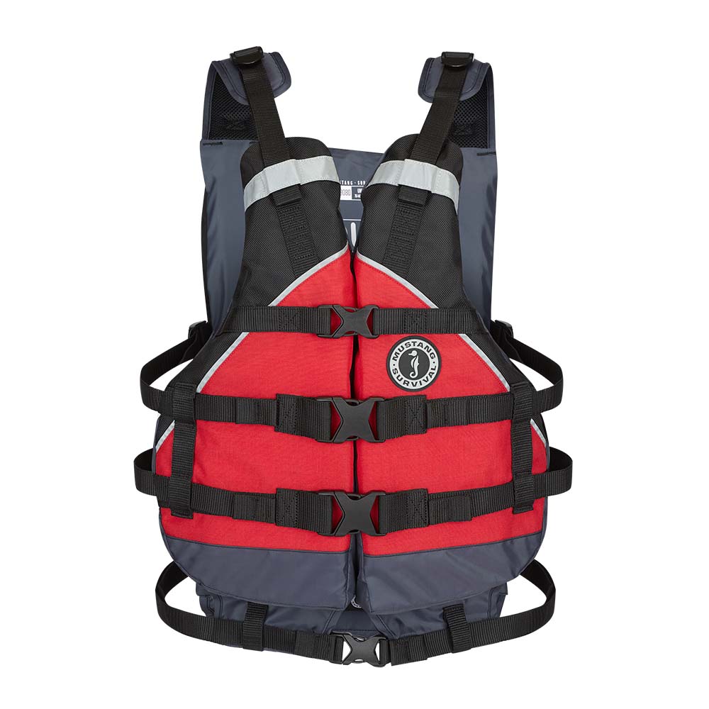 Mustang Youth Canyon V Foam Vest - Red/Black - 50-90lbs_Additional1