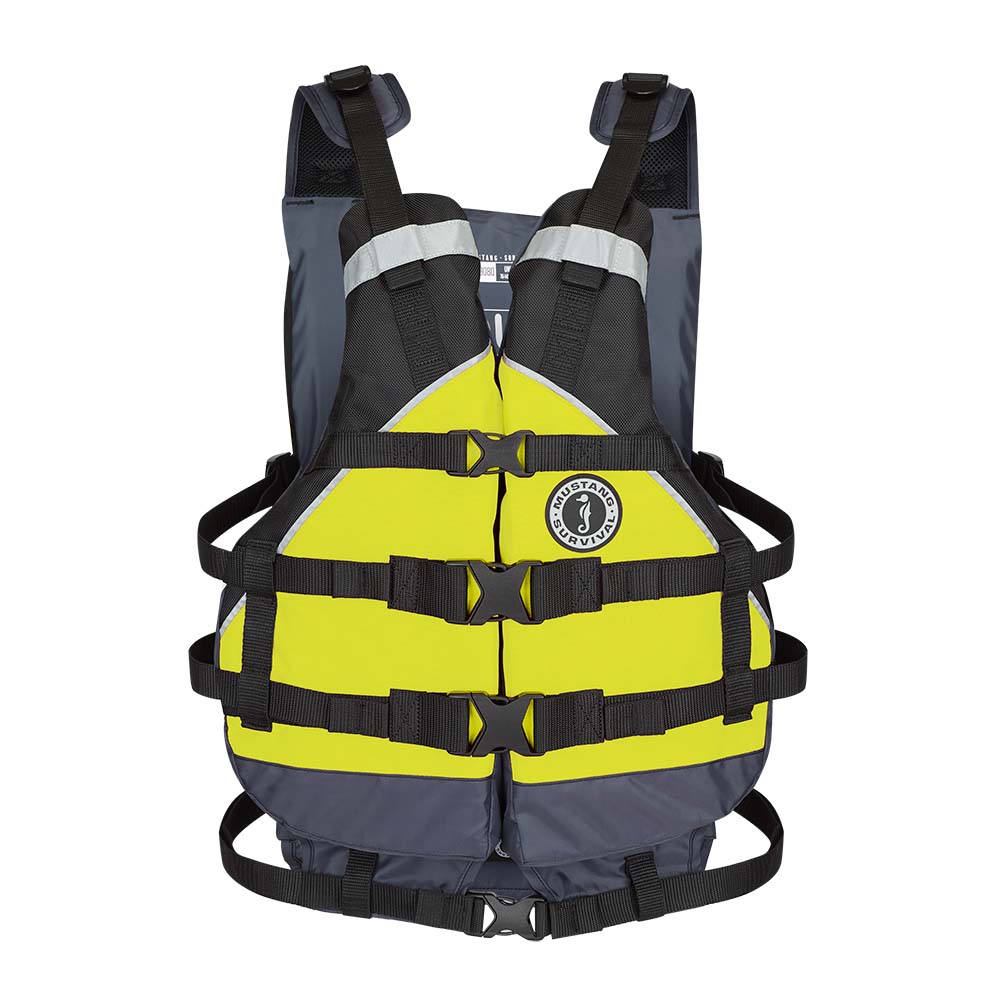 Mustang Youth Canyon V Foam Vest - Yellow/Black - 50-90lbs_Additional1