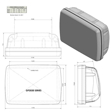 NavPod GP2031 SailPod Precut f/Raymarine C120W & E120W f/12" Guard_Additional1