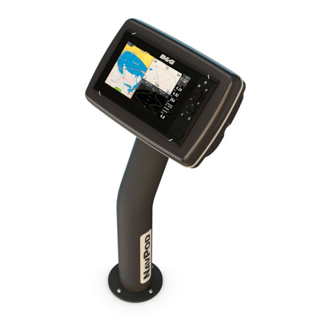 Navpod PedestalPod 45&#176; Pre-Cut for Simrad NSS7 evo3 / B&G Zeus3 7 / Mercury VesselView 703 (Car