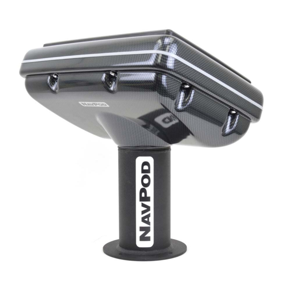 Navpod PedestalPod 70&#176 with 8.25" Tall Pedestal Base Pre-Cut for Garmin GPSMAP 1222 PLUS/1222xsv